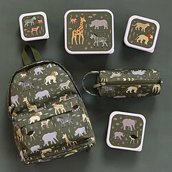 Acheter A Little Lovely Company Lot de 4 Boîtes à Goûter - Savane