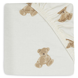 Jollein Drap Housse Jersey Teddy Bear - 60 x 120 cm