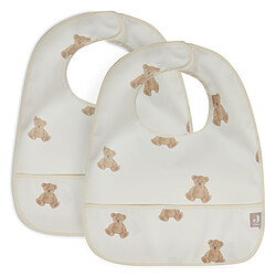 Jollein Lot de 2 Bavoirs - Teddy Bear