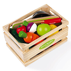 Avis Janod Maxi Set Fruits et Légumes en Bois à Découper Green Market