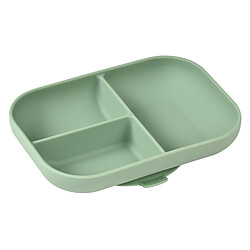 BÉABA Assiette Compartimentée avec Ventouse - Sage Green