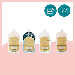 Avis Babymoov Lot de 20 Gourdes Réutilisables ISY POUCHES - 150 ml