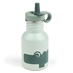 Done by Deer Gourde Inox Croco Vert - 350 ml