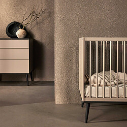 Quax Lit Bébé Flow Stone - 60 x120 cm