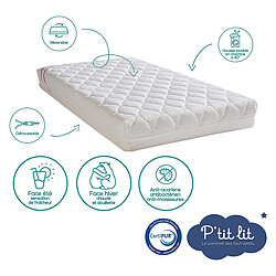 Avis P'tit Lit Matelas Mon P'tit Matelas Climatisé Anti-acariens - 60 x 120 cm