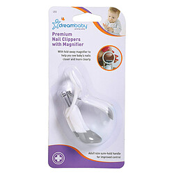 Dreambaby Coupe-ongles Premium avec Loupe - Gris pas cher
