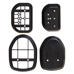 Dreambaby Kit d'Entretoises pour Barrière de Sécurité Rétractable - Noir