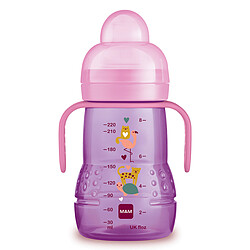 MAM Biberon de Transition Mauve - 220 ml