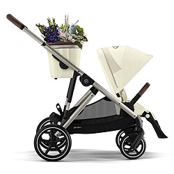 Cybex Poussette Evolutive Gazelle S Châssis Taupe - Seashell Beige