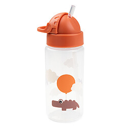 Done by Deer Gourde avec Paille Happy Clouds Papaye - 350 ml