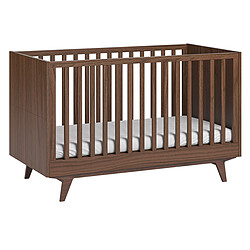 Vox Meubles Lit Bébé Evolutif Mid II Noyer - 70 x 140 cm