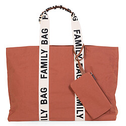 Childhome Family Bag Signature Canvas - Terracotta pas cher