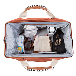Acheter Childhome Mommy Bag Large Signature Canvas - Terracotta