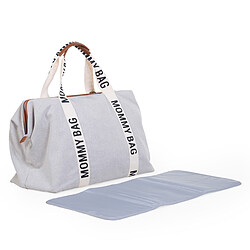 Acheter Childhome Mommy Bag Large Signature Canvas - Ecru