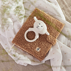 Jollein Protège-carnet de Santé Boucle - Biscuit