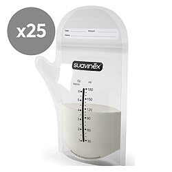 Suavinex Lot de 25 Sachets de Conservation - 180 ml