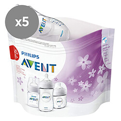 Philips Avent Lot de 5 Sachets de Stérilisation pour Micro-ondes