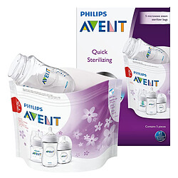 Avis Philips Avent Lot de 5 Sachets de Stérilisation pour Micro-ondes