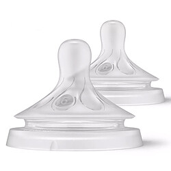 Philips Avent Lot de 2 Tétines Natural Response 6 Trous - Préparation Epaisse