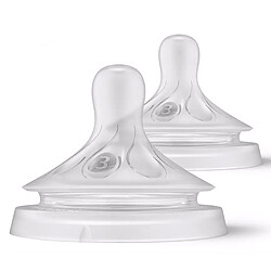 Philips Avent Lot de 2 Tétines Natural Response 3 Trous - Débit Nouveau-né