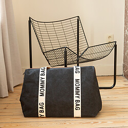 Childhome Mommy Bag Large Signature Canvas - Noir