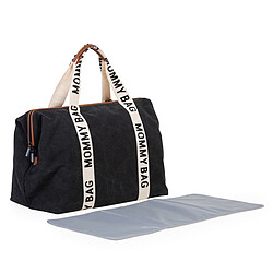 Acheter Childhome Mommy Bag Large Signature Canvas - Noir