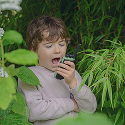 Kidywolf Lot de 2 Talkie-walkie KIDYTALK - Vert et Jaune pas cher