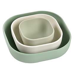 BÉABA Lot de 3 Bols Gigognes - Sage Green
