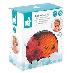 Acheter Janod Lot de 3 Eponges de Bain Animaux Marins