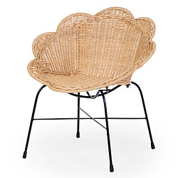 Childhome Chaise Fleur en Rotin - Naturel