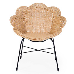 Avis Childhome Chaise Fleur en Rotin - Naturel