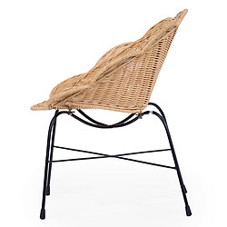 Childhome Chaise Fleur en Rotin - Naturel pas cher