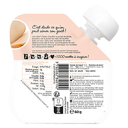 Avis Popote Gourde Repas Bio Dinde - 60 g