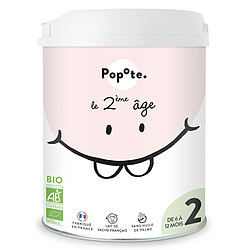 Popote Lait 2ème Âge Bio - 800 g