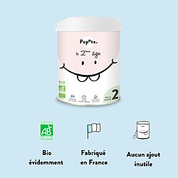 Popote Lait 2ème Âge Bio - 800 g pas cher