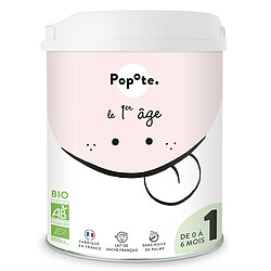 Popote Lait 1er Âge Bio - 800 g