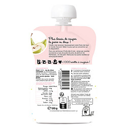 Avis Popote Gourde Repas Bio Poire - 120 g