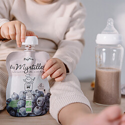 Popote Gourde Repas Bio Myrtilles - 120 g