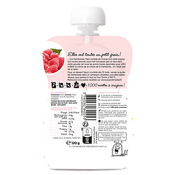 Avis Popote Gourde Repas Bio Framboises - 120 g