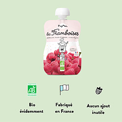 Acheter Popote Gourde Repas Bio Framboises - 120 g