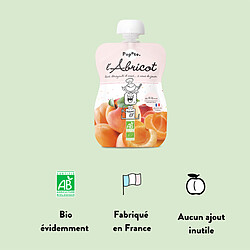 Acheter Popote Gourde Repas Bio Abricot - 120 g