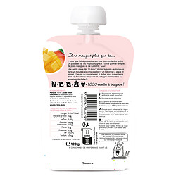 Avis Popote Gourde Repas Bio Mangue - 120 g