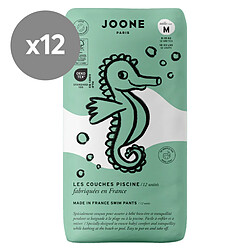 Joone Lot de 12 Couches Piscine - M