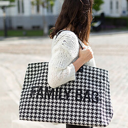 Acheter Childhome Family Bag - Pied de Poule Noir