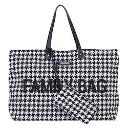 Childhome Family Bag - Pied de Poule Noir pas cher