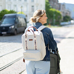 Childhome Sac à Dos à Langer Family Club Signature - Ecru