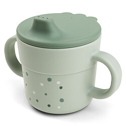 Done by Deer Tasse d'Apprentissage Foodie Happy Dots Vert - 215 ml