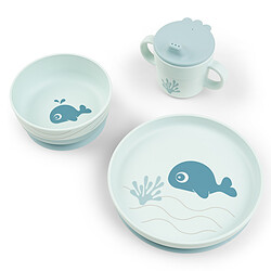 Done by Deer Coffret Repas 3 Pièces Foodie - Wally Bleu