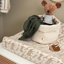 Jollein Housse Matelas à Langer - Animals Nougat