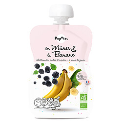 Popote Gourde Repas Bio Mûres et Banane - 120 g